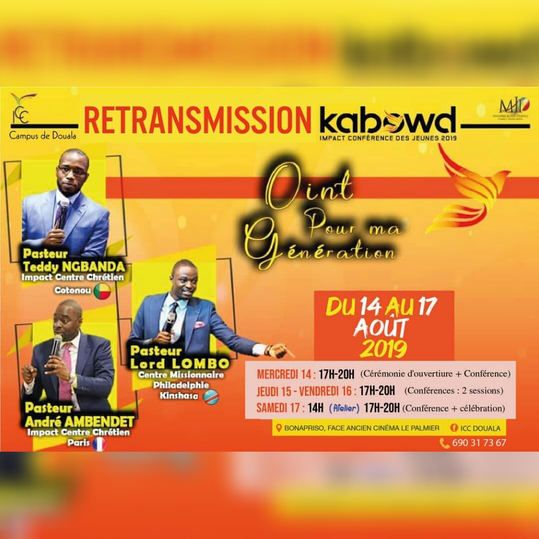 Retransmission Kabowd – Impact Conférence des Jeunes 2019